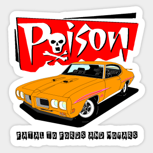 70 GTO Judge Poison Sticker